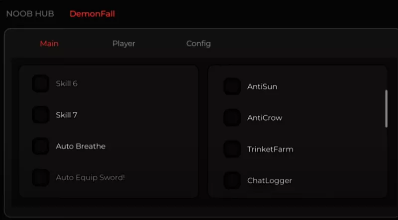 Demon Fall script – Auto combat, Trinket farm