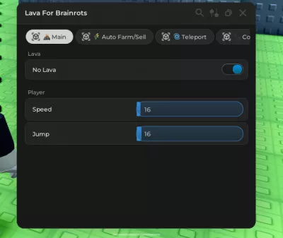 Escape Lava For Brainrots Script Keyless – Auto Farm/Sell