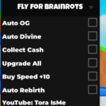 Fly for Brainrots Script Keyless