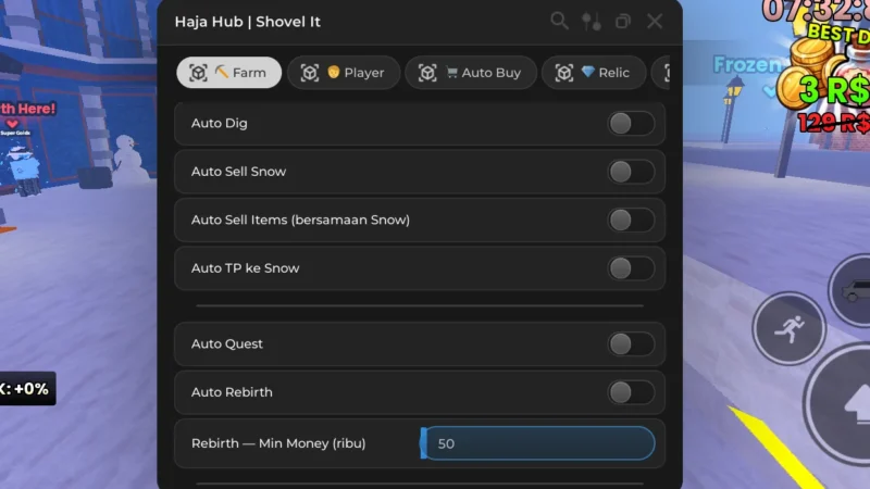 Haja Hub Script – Shovel It [Keyless, Auto Farm]