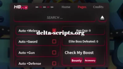 HoHo Hub Script Blox Fruits Script – Auto Farm, Fruit ESP