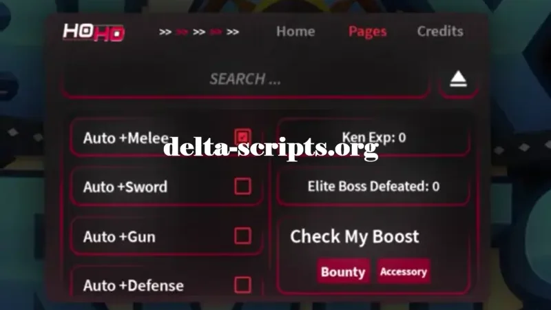 HoHo Hub Script Blox Fruits Script – Auto Farm, Fruit ESP