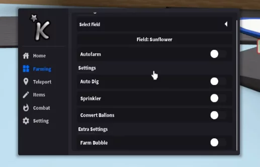 Kron Hub Bee Swarm Script Keyless – Auto Farm, Auto Dig, Items