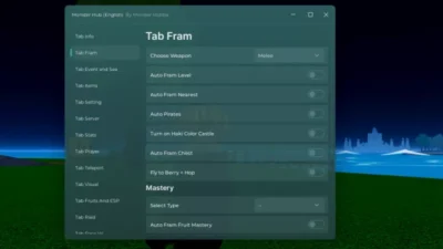 Monster Hub No Key Script for Blox Fruits