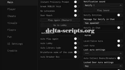 NullFire Doors Script – Auto Room, Auto Lobby, ESP