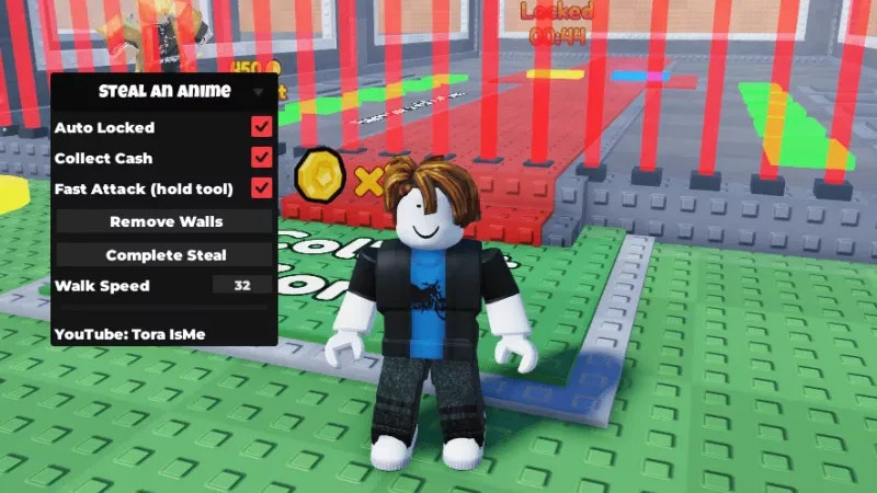 Steal An Anime Hub Script | Auto Locked, Instant Complete Steal