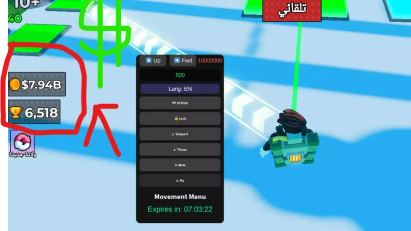 Slingshot yourself script – Fly Teleport Throw Push Walk