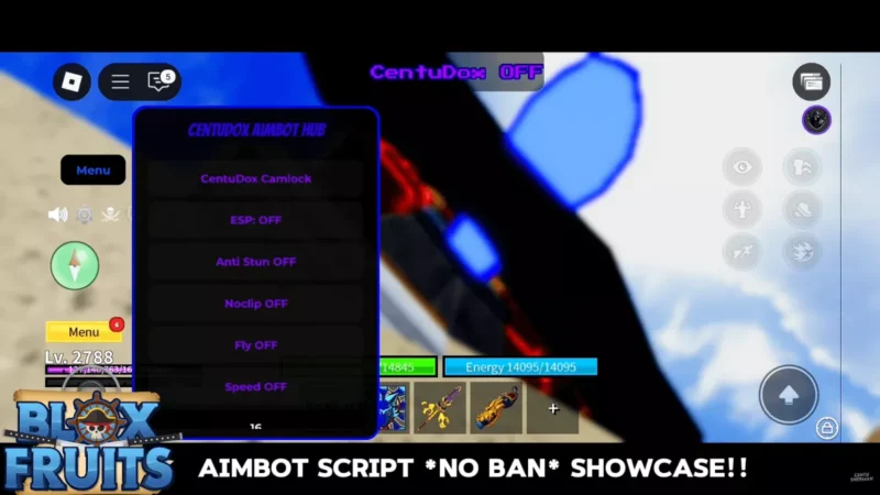 Centudox Aimbot Hub For Blox Fruits