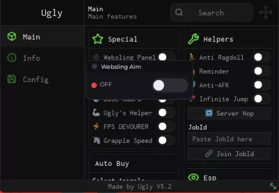 Ugly Hub SAB Script [No Key] | Best Steal a Brainrots Script – Auto Steal, Inf jump