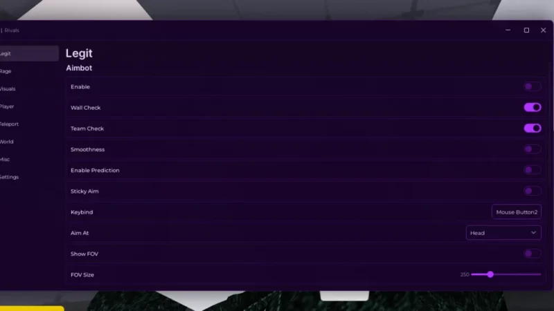 Rival ZYPHERION Script Keyless – Aimbot, Ragebot