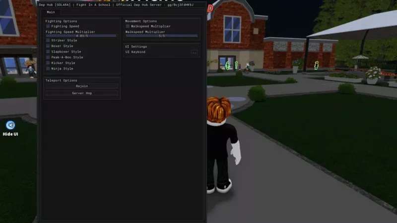 Dep Hub Fight in a School Script No Key – Air fight, Stamina
