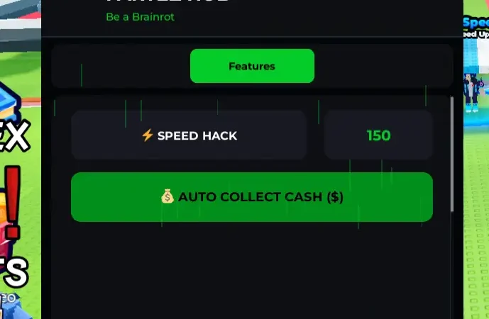 Fartez Hub Keyless Be a Brainrot Script – Speed, Auto Collect Cash
