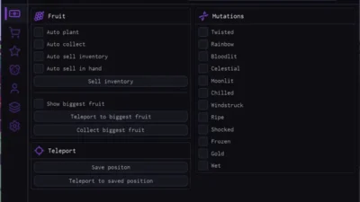 Infinity X Script Grow a Garden Auto Farm