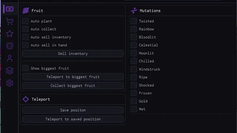 Infinity X Script Grow a Garden Auto Farm
