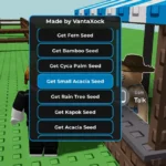VantaXock hub Grow a Garden Script Keyless – Get any Seeds