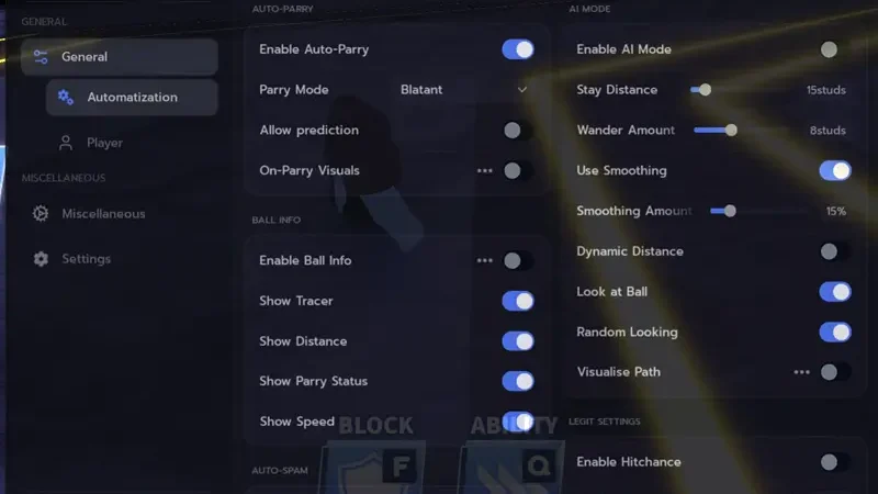 Wings Blade Ball Script – Auto Parry, Desync, Sword Changer