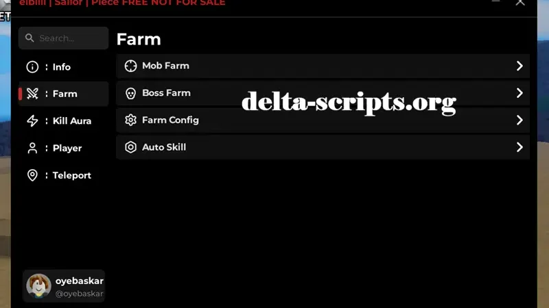 elbilll Sailor Piece Script No Key – Auto Farm, Kill Aura, Teleport,