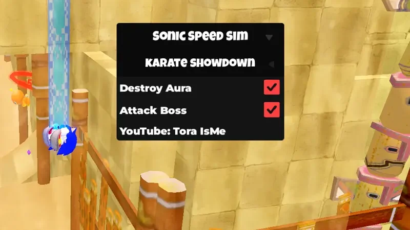 Sonic Speed Simulator Script (Karate Showdown) No Key