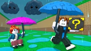 Escape Rain For Lucky Blocks