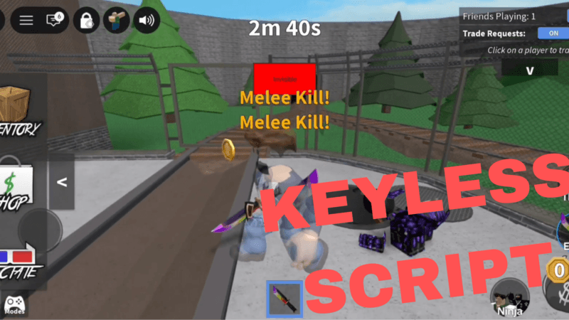 [KEYLESS 🔪] MM2 INVISIBLE SCRIPT | KILL WHILE INVISIBLE IN MURDER MYSTERY 2