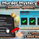 [SUMMER 🏝️] Murder mystery 2 AUTOFARM | SEASHELL FARM AUTO COIN WITH AUTOWIN