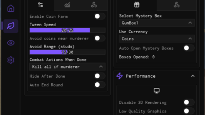 Murder Mystery 2 Script – Auto Farm Shells, ESP, Fling Players, Teleport & More