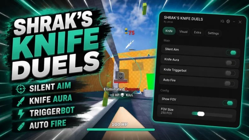 Knife Duels Keyless Script Menu