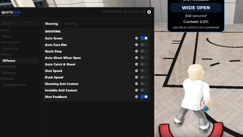 Practical Basketball Script – Auto Guard, Dribble Marcos