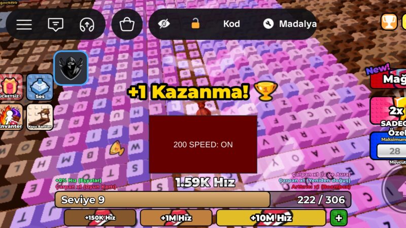 +1 Speed Keyboard Escape script | Auto Win, Insane Walk Speed, Zero Frame Drops