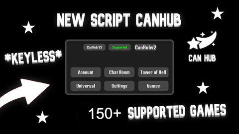 Script Hub Universal Script – CanHub 200+ Multi Games  Supported, Keyless
