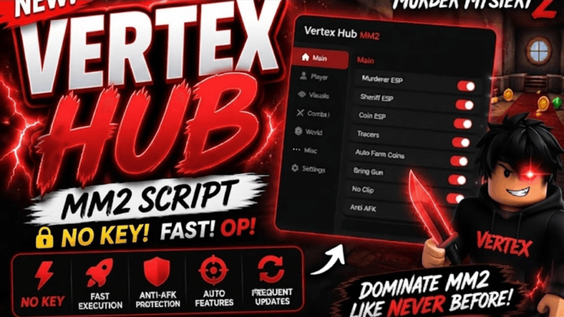Murder Mystery 2 VERTEX HUB NO KEY