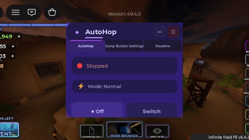 Evade Autohop Script No Key – 50+ Speed, 2 Modes, Zone Setting