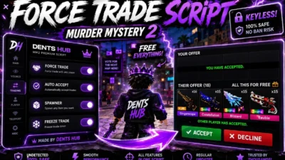 MM2 Freeze Trade, Auto farm, Auto aim, God mode