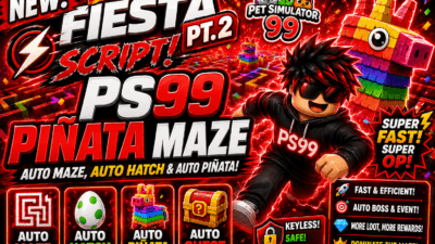 Pinata Raid P2 Script Keyless – Complete Pinata Event