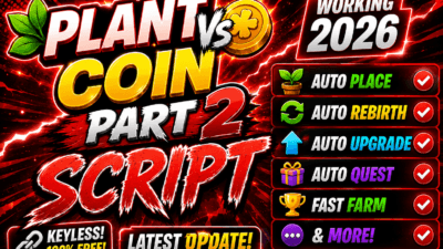 Plant vs Coin Script Part 2 – Free & Keyless, Auto Place, Auto Rebirth