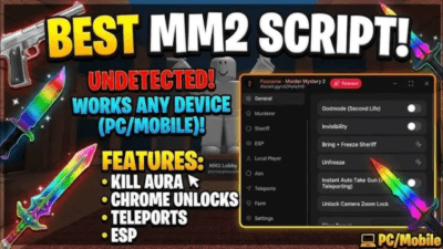 MM2 Summer Update Auto Farm, Troll Fling All,  ESP