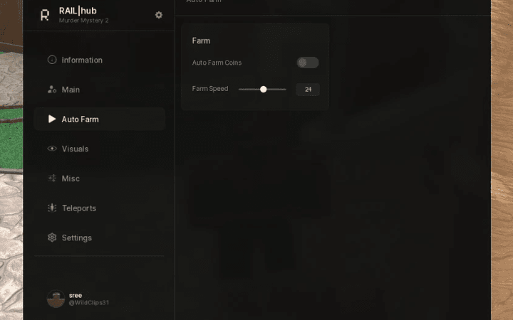 RAIL Hub MM2 Script – ESP, Auto Farm, Auto Kill & More