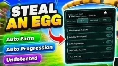 Steal An Egg Script – Auto Farm, Auto Progression, Auto Hatch, Webhooks Undetected