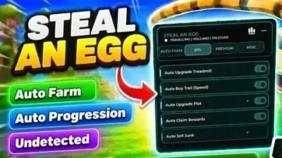 Steal an Egg Script – Auto Farm, Auto Progression, Auto Hatch, Webhooks Undetected