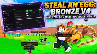 Steal an Egg Script – Fast Steal, Fly Mode, FPS Boost [NEW UI]