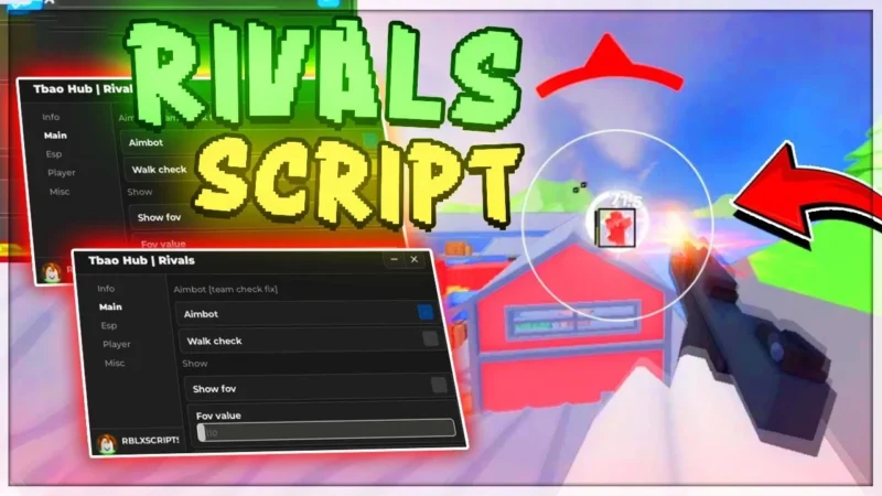 Universal Aimbot & Chams, ESP Script | RIVALS