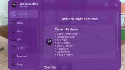 Wisteria Murder Mystery 2 Script – Auto Farm, Teleport, Auto Shoot & More