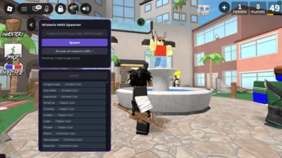 MM2 Wisteria Script – Weapon Spawner, Auto Equip, 980+ Weapons & More
