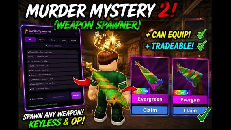 MM2 SPAWNER THE BEST SCRIPT, NO KEY