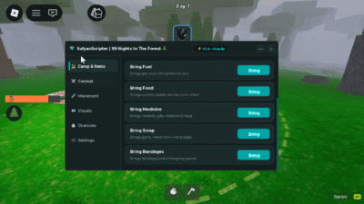 99 Nights Kill Aura, God Mode, Full Bright, Bring All Items –  Best Script