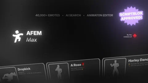 AFEM Max Animation Script | UGC Animation Packs, R6, Aura & Roleplay