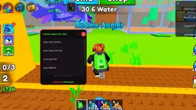 +1 Drain Water Per Click Auto Click Script | Auto Click, Auto Catch, Auto Sell