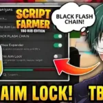 TBO Hub Jujutsu Shenanigans Keyless Script – Auto Aim Lock, Auto Block, Black Flash Chain
