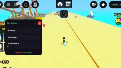 Dig & Clean Script | Auto Dig, Auto Clean, WalkSpeed
