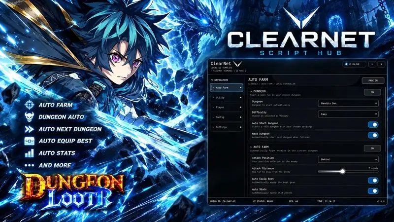 Dungeon Lootr Script – OP Auto Dungeon, Auto Next Dungeon